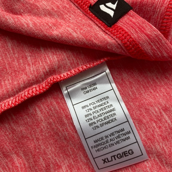 Calgary Flames Fanatics Branded Heather Red
 Quarter-Zip Pullover Jacket… - Picture 11 of 14